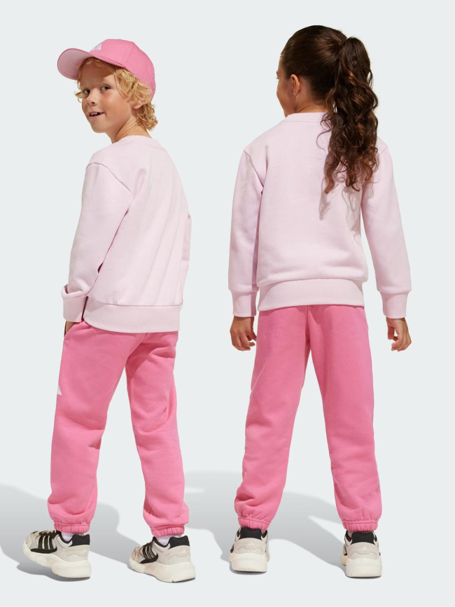 Ensemble de survêtement essentials rose enfant - Adidas