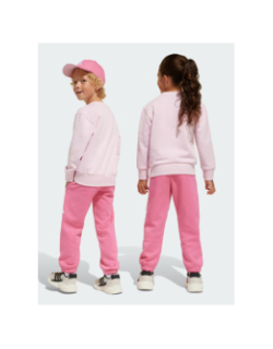 Ensemble de survêtement essentials rose enfant - Adidas