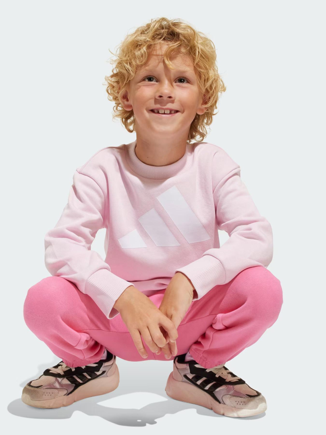 Ensemble de survêtement essentials rose enfant - Adidas