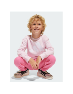 Ensemble de survêtement essentials rose enfant - Adidas