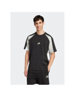 T-shirt essential colorblock noir gris homme - Adidas