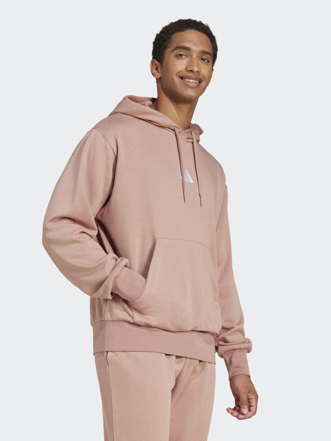 Sweat à capuche feelcozy rose homme - Adidas