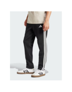Pantalon jogging 3 stripes fleece noir homme - Adidas