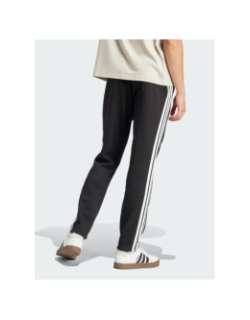 Pantalon jogging 3 stripes fleece noir homme - Adidas