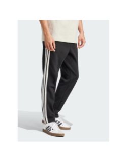 Pantalon jogging 3 stripes fleece noir homme - Adidas