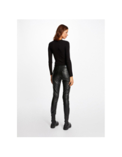 Pull col v boutonné banbi noir femme - Morgan