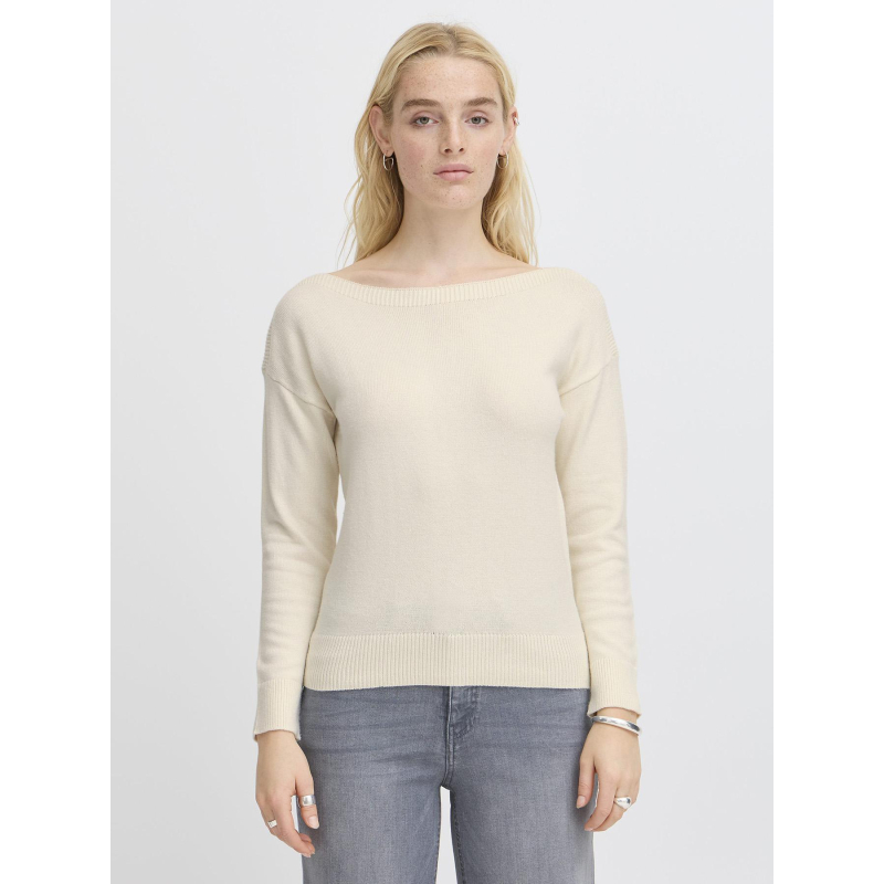 Pull ihsella blanc femme - Ichi