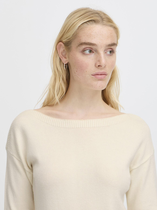 Pull ihsella blanc femme - Ichi