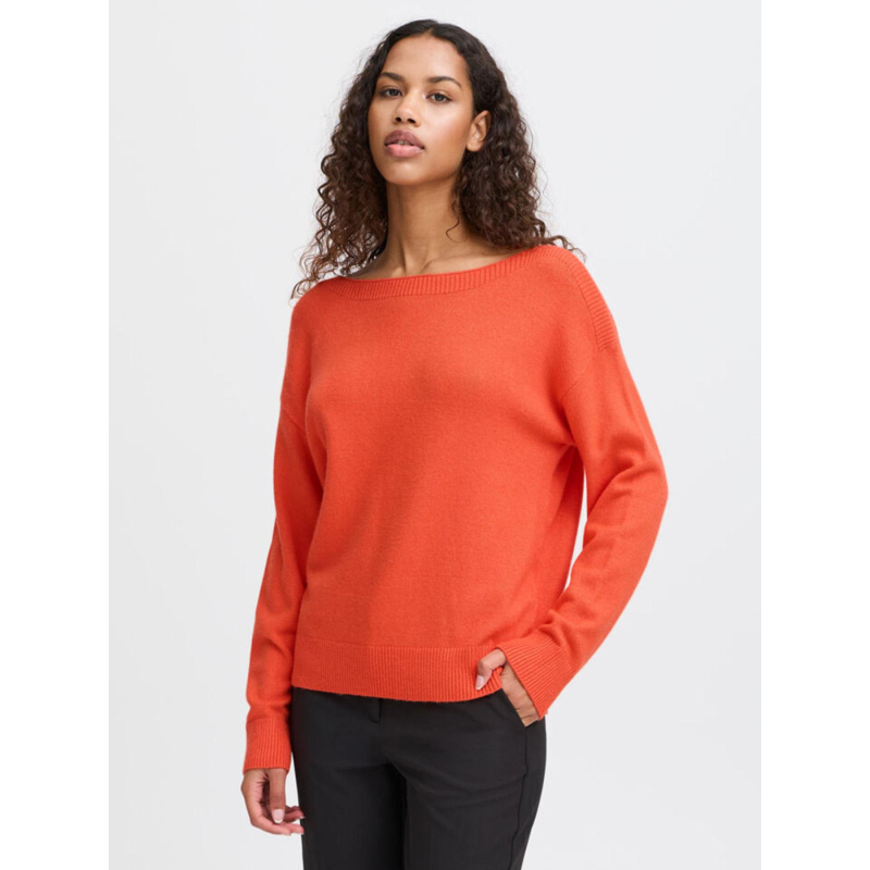 Pull ihsella orange femme - Ichi