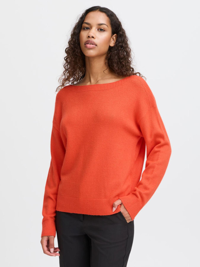 Pull ihsella orange femme - Ichi