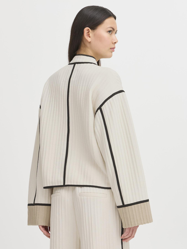 Veste matelassé ihkate quilted beige femme - Ichi