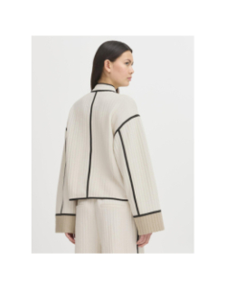 Veste matelassé ihkate quilted beige femme - Ichi