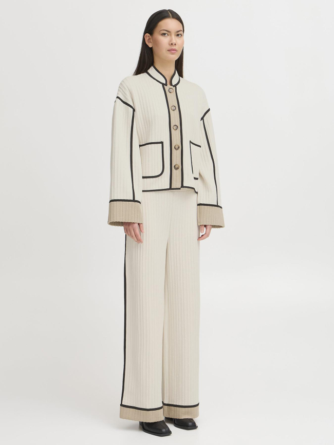 Veste matelassé ihkate quilted beige femme - Ichi