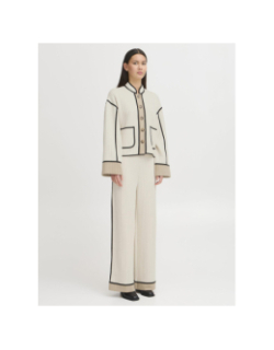 Veste matelassé ihkate quilted beige femme - Ichi