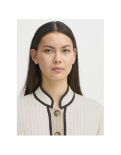 Veste matelassé ihkate quilted beige femme - Ichi