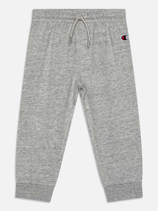 Ensemble sweat zippé capuche et jogging bleu gris enfant - Champion