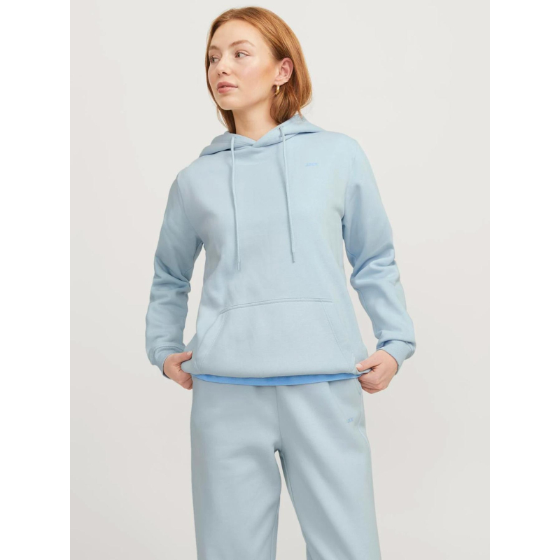 Sweat à capuche abbie relax skyway bleu femme - Jjxx