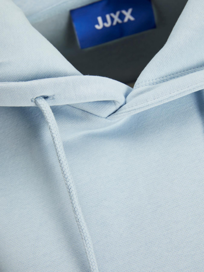 Sweat à capuche abbie relax skyway bleu femme - Jjxx