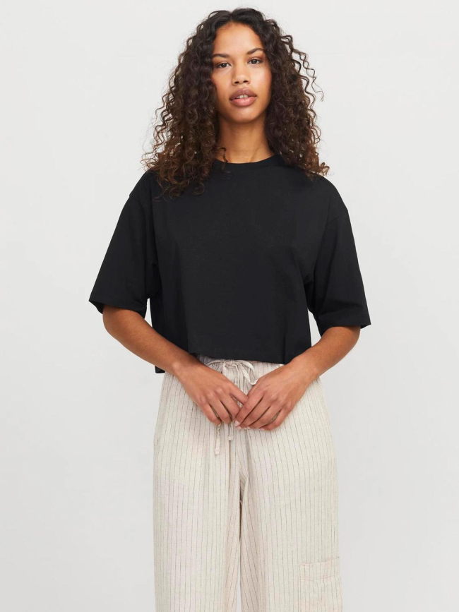 Pull col bateau manches 3/4 nora noir femme - Vero Moda