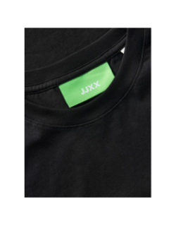 T-shirt crop uni loose andrea noir femme - Jjxx