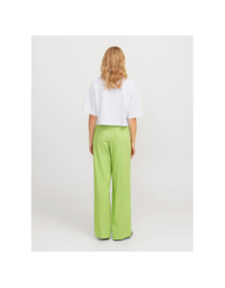 T-shirt crop uni loose andrea blanc femme - Jjxx