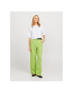 T-shirt crop uni loose andrea blanc femme - Jjxx