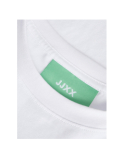 T-shirt crop uni loose andrea blanc femme - Jjxx