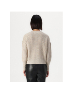 Gilet cardigan lea beige femme - Vero Moda