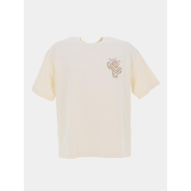 T-shirt cactus brodé beige homme - Project X Paris