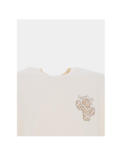 T-shirt cactus brodé beige homme - Project X Paris