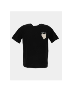 T-shirt logo cœur brodé noir homme - Project X Paris