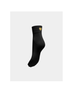 Pack de 3 paires de chaussettes onltine coeur noir femme - Only