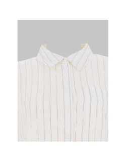 Chemisier rayé sabrina blanc femme - Only