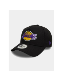 Casquette 9forty a-frame LA lakers nba noir adulte - New Era