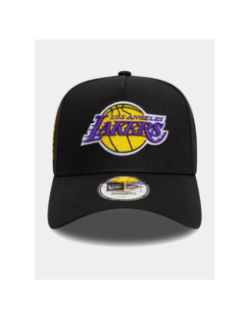 Casquette 9forty a-frame LA lakers nba noir adulte - New Era