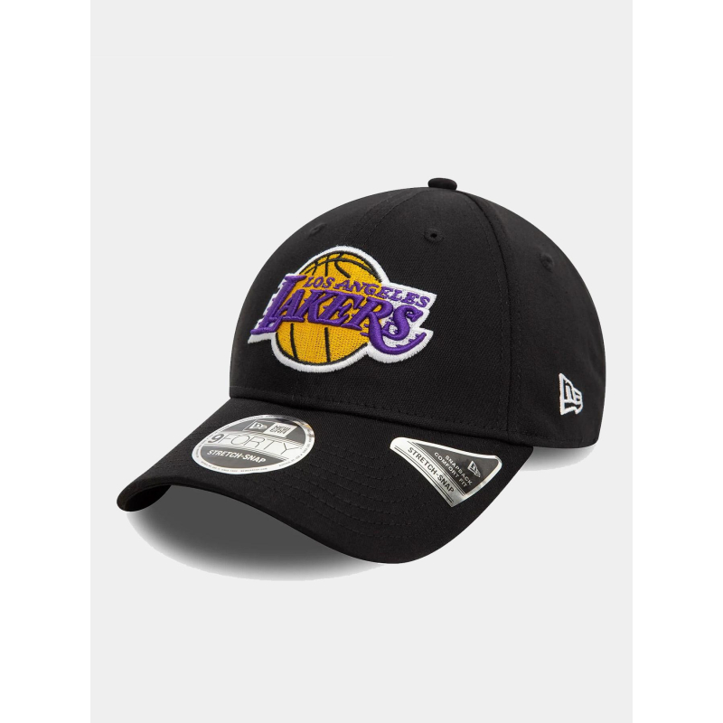 Casquette 9forty stretch snap LA lakers noir adulte - New Era
