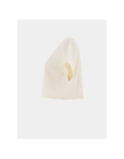 T-shirt cœur brodé blanc écru femme - Project X Paris