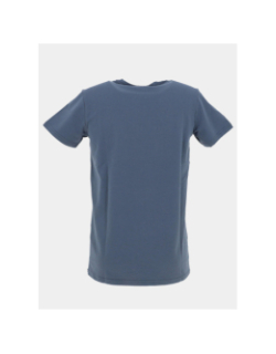 T-shirt logo brodé bleu gris homme - Project X Paris