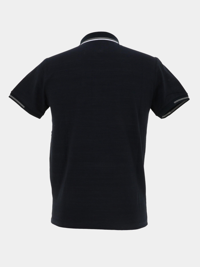Polo stretch mc bilein bleu marine foncé homme - Sun Valley