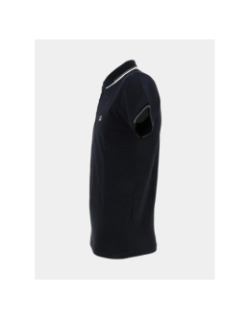 Polo stretch mc bilein bleu marine foncé homme - Sun Valley