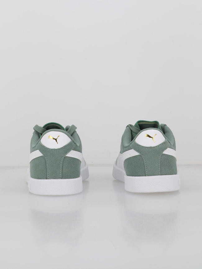 Baskets cuir suede club II vert enfant - Puma