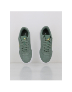 Baskets cuir suede club II vert enfant - Puma