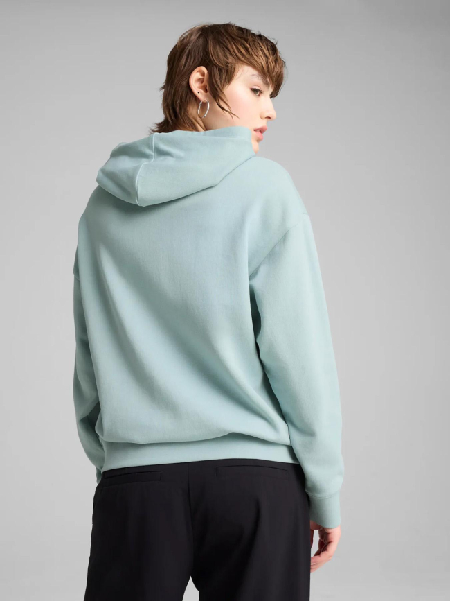 Sweat à capuche elevated comfort bleu femme - Puma