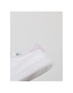 Baskets à scratch pailleté smash 3.0 blanc fille - Puma