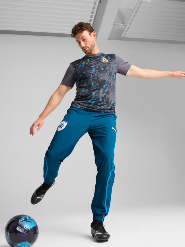 Maillot de football pré-match om 24/25 gris homme - Puma