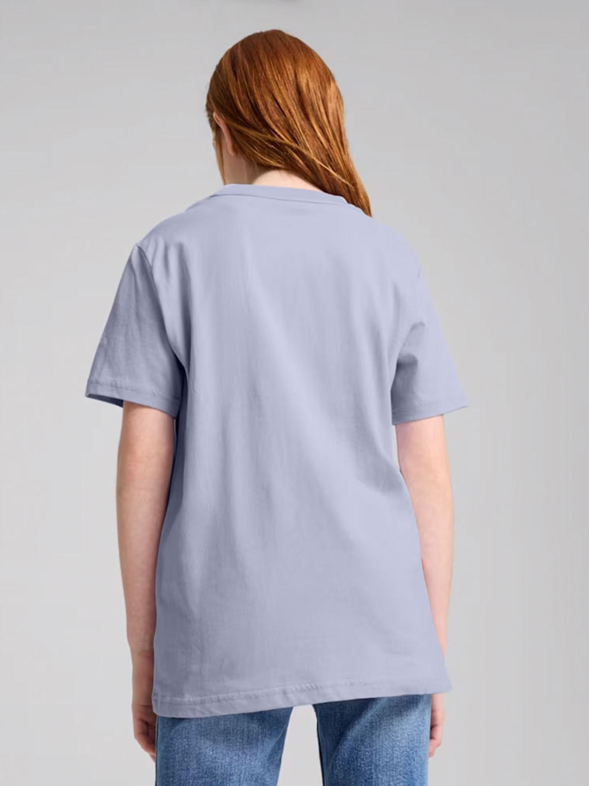 T-shirt manches courtes essential logo no.1 violet fille - Puma