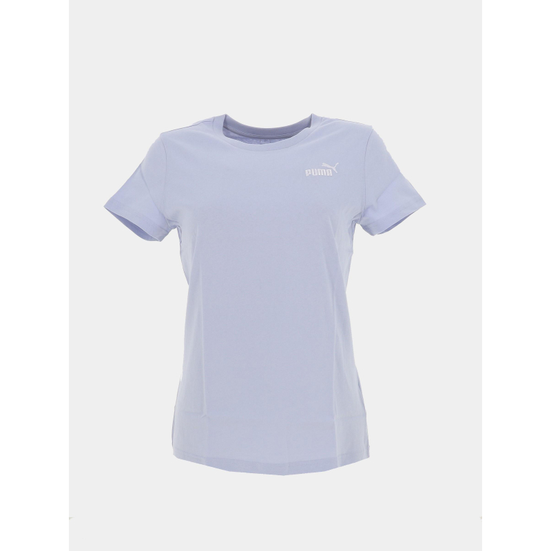 T-shirt essential petit logo bleu femme - Puma