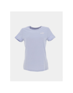 T-shirt essential petit logo bleu femme - Puma