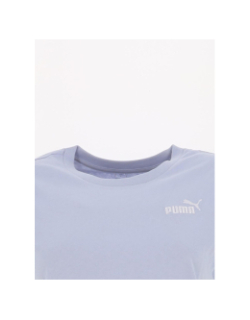 T-shirt essential petit logo bleu femme - Puma