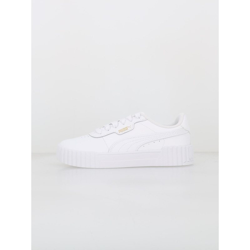 Baskets en cuir carina 3.0 blanc femme - Puma